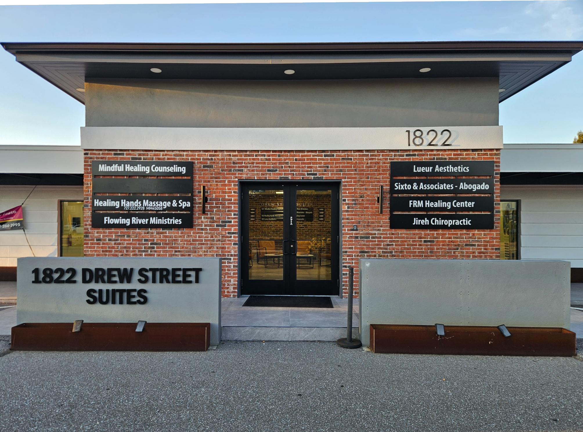The entrance to 1822 Drew Street, Clearwater